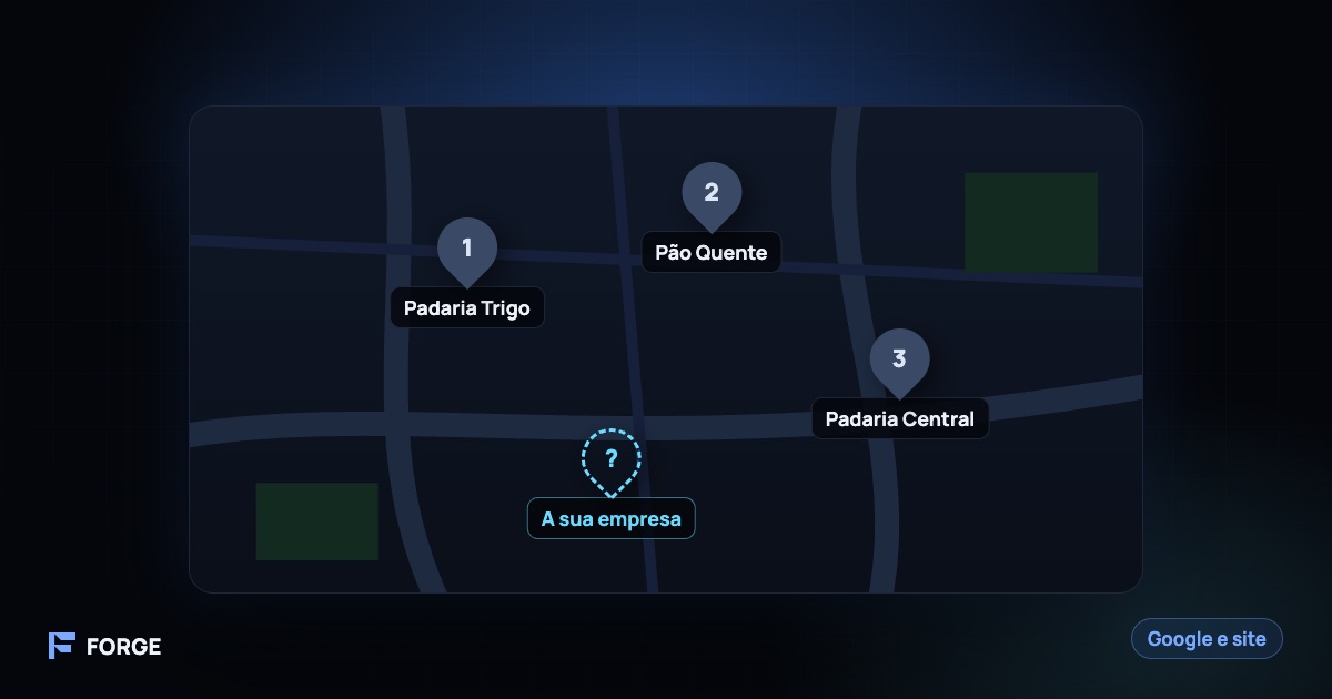 Ilustração da matéria: Perto de mim no Google Maps: como a sua empresa aparece quando o cliente busca assim